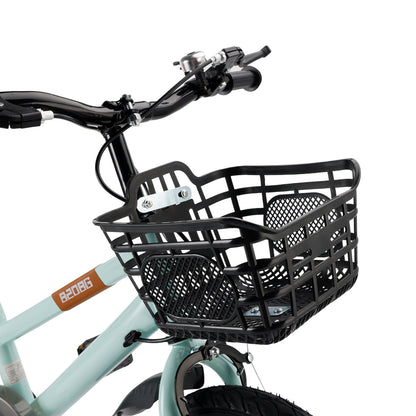 14 inch Kids Toddler Bicycle w/ Training Wheels Basket Cyan