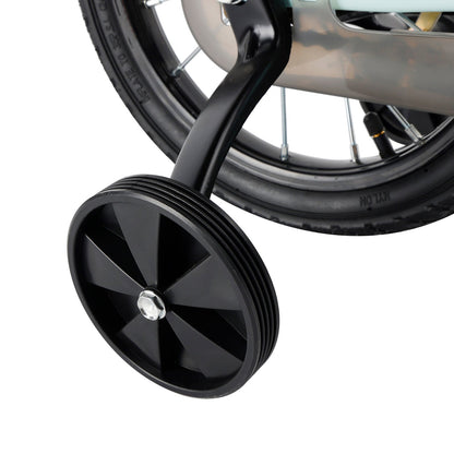 14 inch Kids Toddler Bicycle w/ Training Wheels Basket Cyan