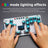 MustFun Hitbox Mini Stickless Controller Suitable For PC/PS3/PS4/Switch Black