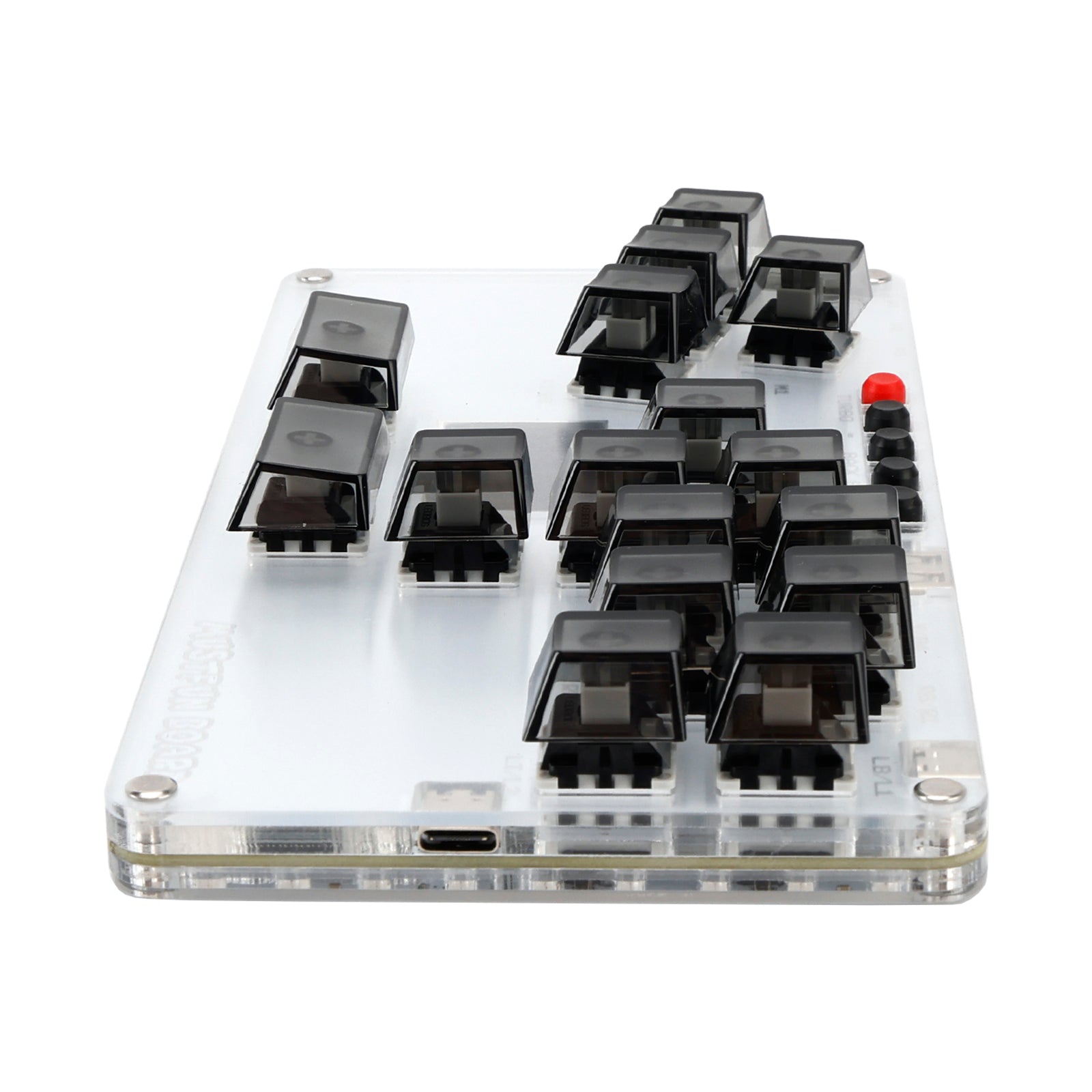 MustFun Hitbox Mini Stickless Controller Suitable For PC/PS3/PS4/Switch Black