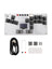 MustFun Hitbox Mini Stickless Controller Suitable For PC/PS3/PS4/Switch Black
