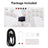 MustFun Hitbox Mini Stickless Controller Suitable For PC/PS3/PS4/Switch White