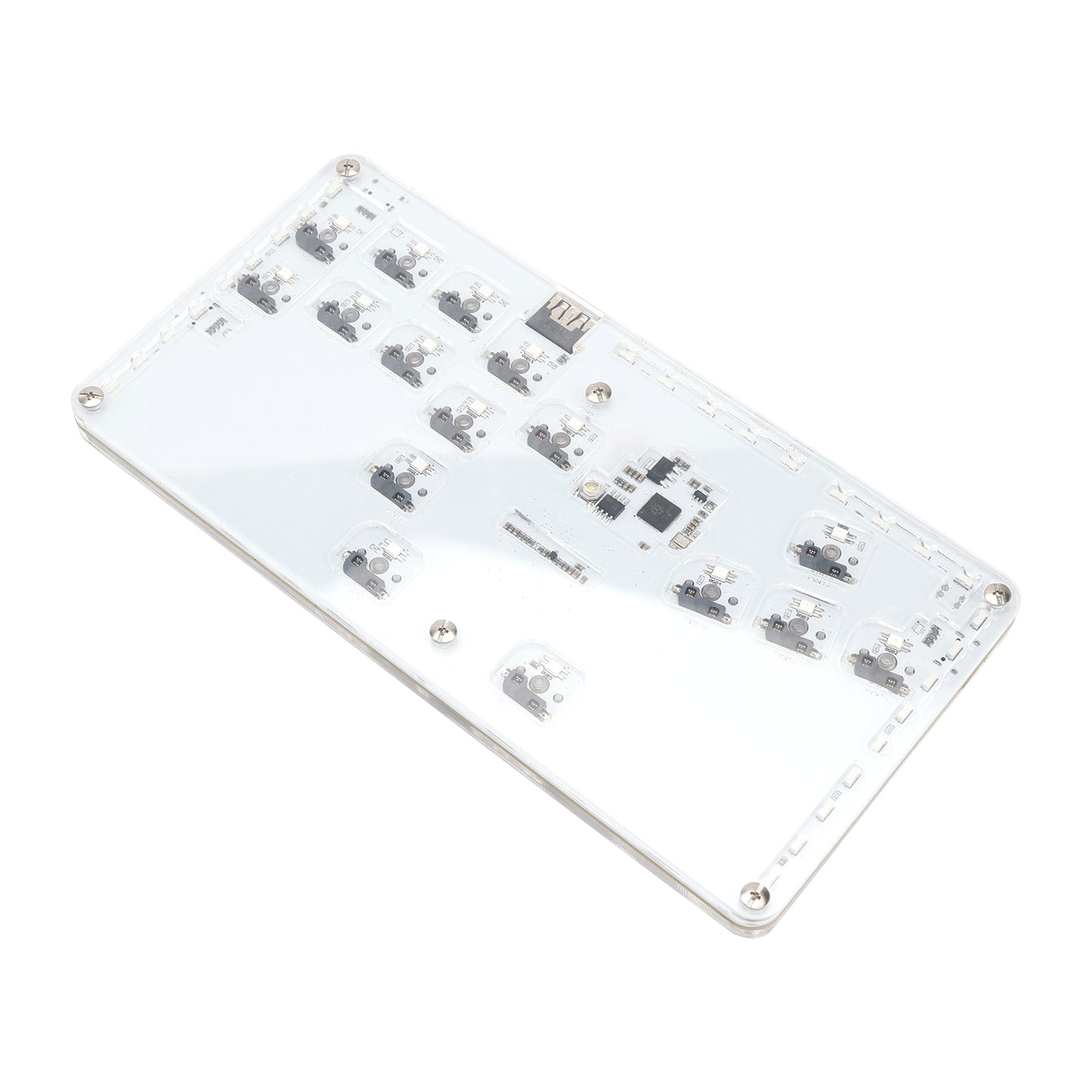 MustFun Hitbox Mini Stickless Controller Suitable For PC/PS3/PS4/Switch White
