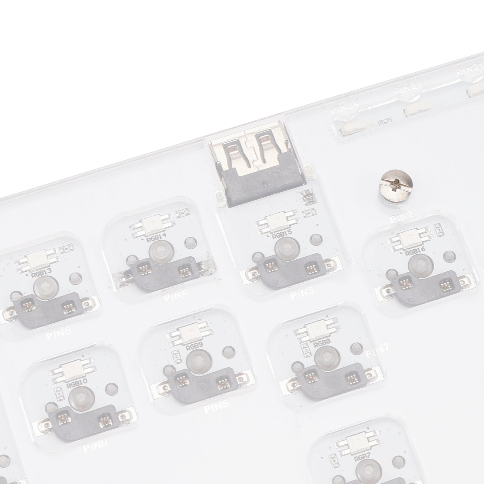 MustFun Hitbox Mini Stickless Controller Suitable For PC/PS3/PS4/Switch White