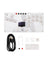 MustFun Hitbox Mini Stickless Controller Suitable For PC/PS3/PS4/Switch White