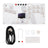 MustFun Hitbox Mini Stickless Controller Suitable For PC/PS3/PS4/Switch White