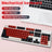 104-Key Wired Mechanical Linear Switch Gaming Keyboard Blue Switch Customizable
