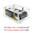 Raspberry Pi 5 PCI-E to M.2 Adapter Board Acrylic Box Adapter Case With Radiator