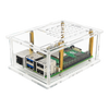 Raspberry Pi 5 PCI-E to M.2 Adapter Board Acrylic Box Adapter Case With Radiator