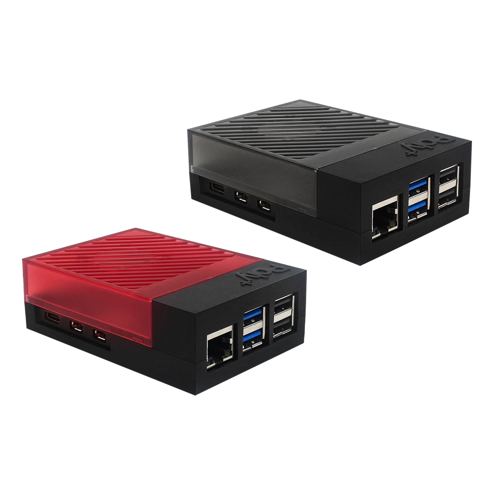 Raspberry Pi 5 POLY5+ Case Argon POLY 5+ Box Compatible with PWM Cooling Fan ABS