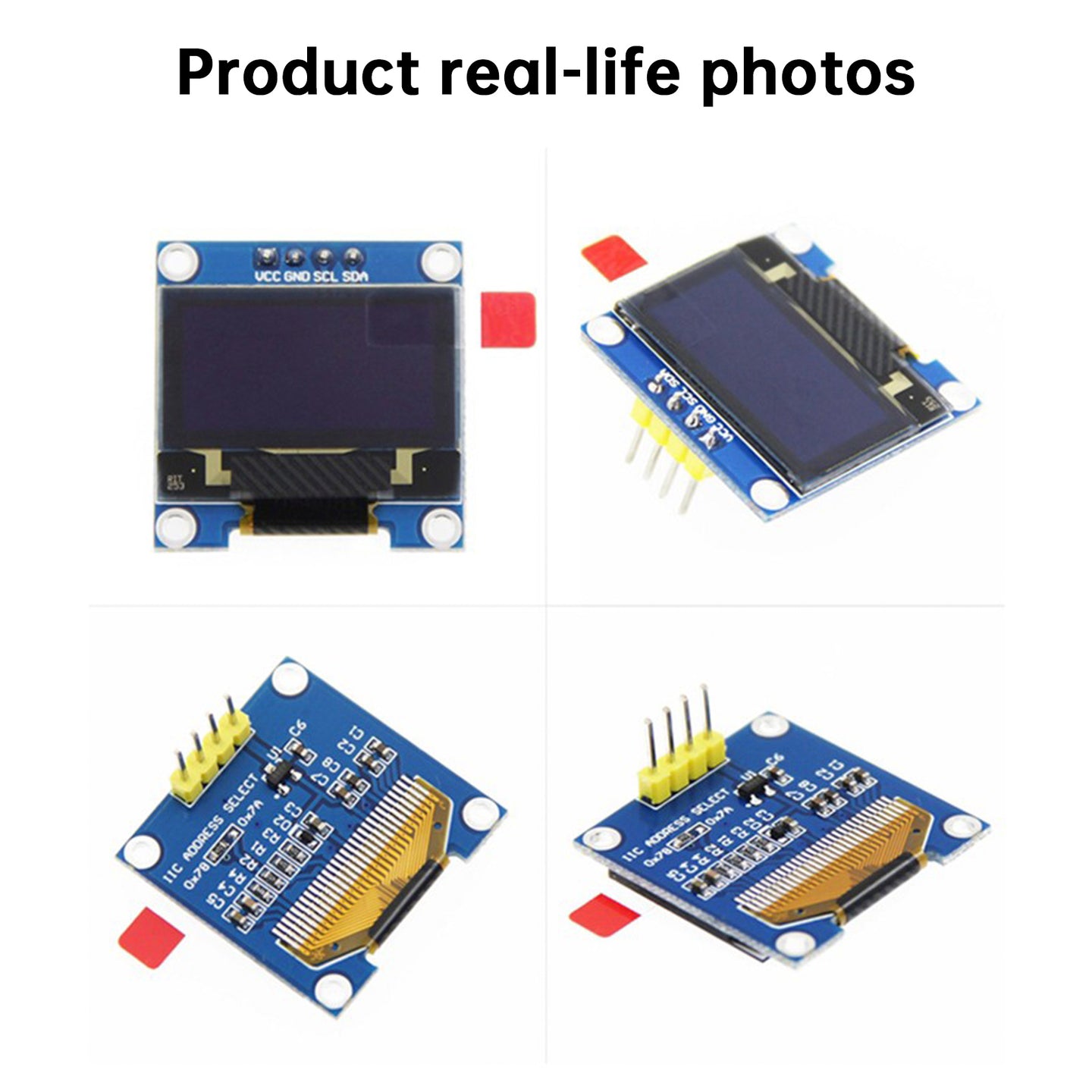 Raspberry Pi 4B 0.96-inch OLED Display Module CPU Temperature Display SSD1306