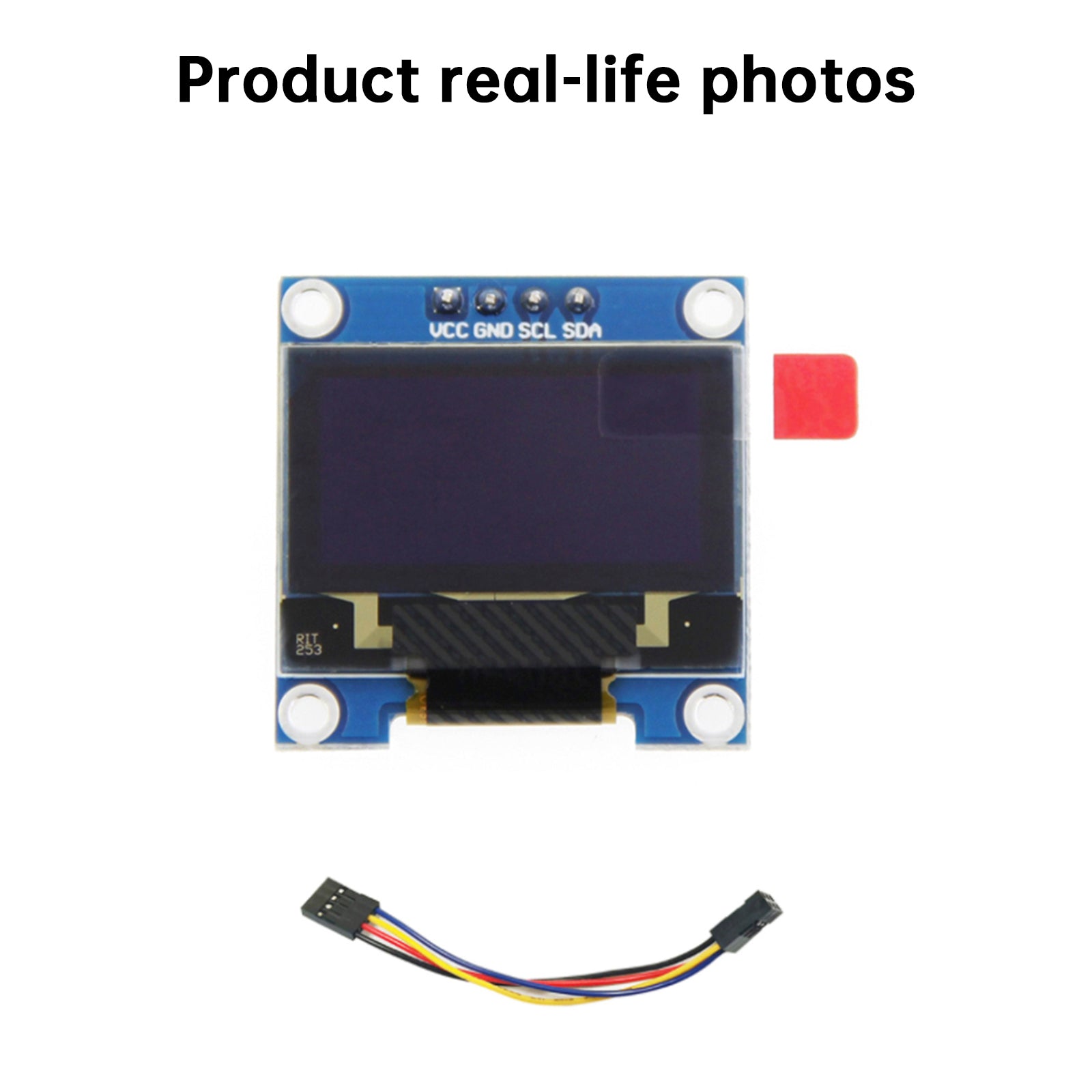 Raspberry Pi 4B 0.96-inch OLED Display Module CPU Temperature Display SSD1306