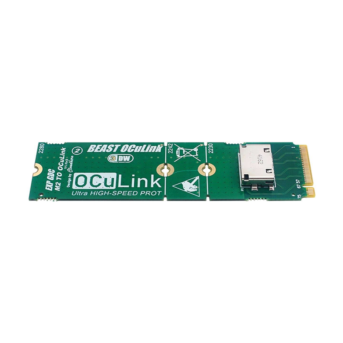 M.2 to OCuLink Interface Adapter Board Expansion Dock External Graphics Card