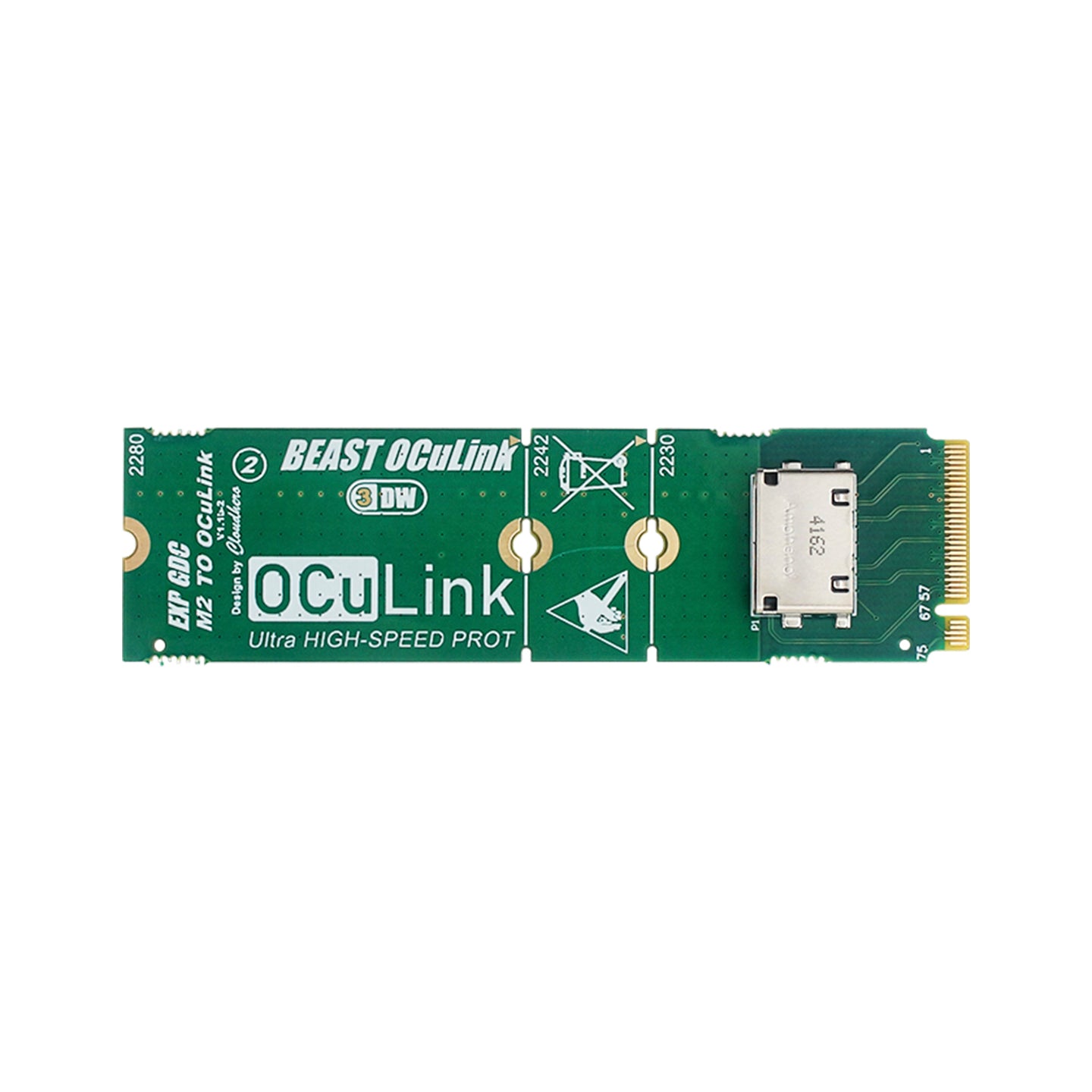 M.2 to OCuLink Interface Adapter Board Expansion Dock External Graphics Card