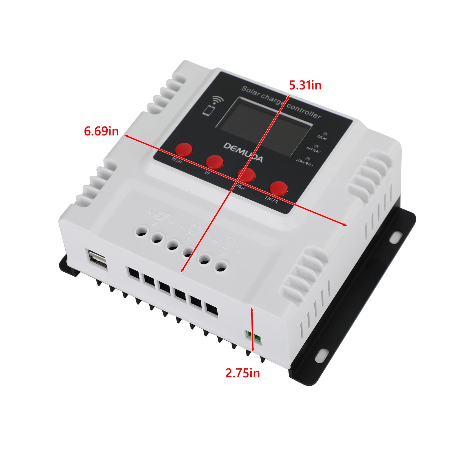 PWM 40A 12V 24V 48V Solar Charge Controller For Lifepo4 Lead Acid Gel Battery