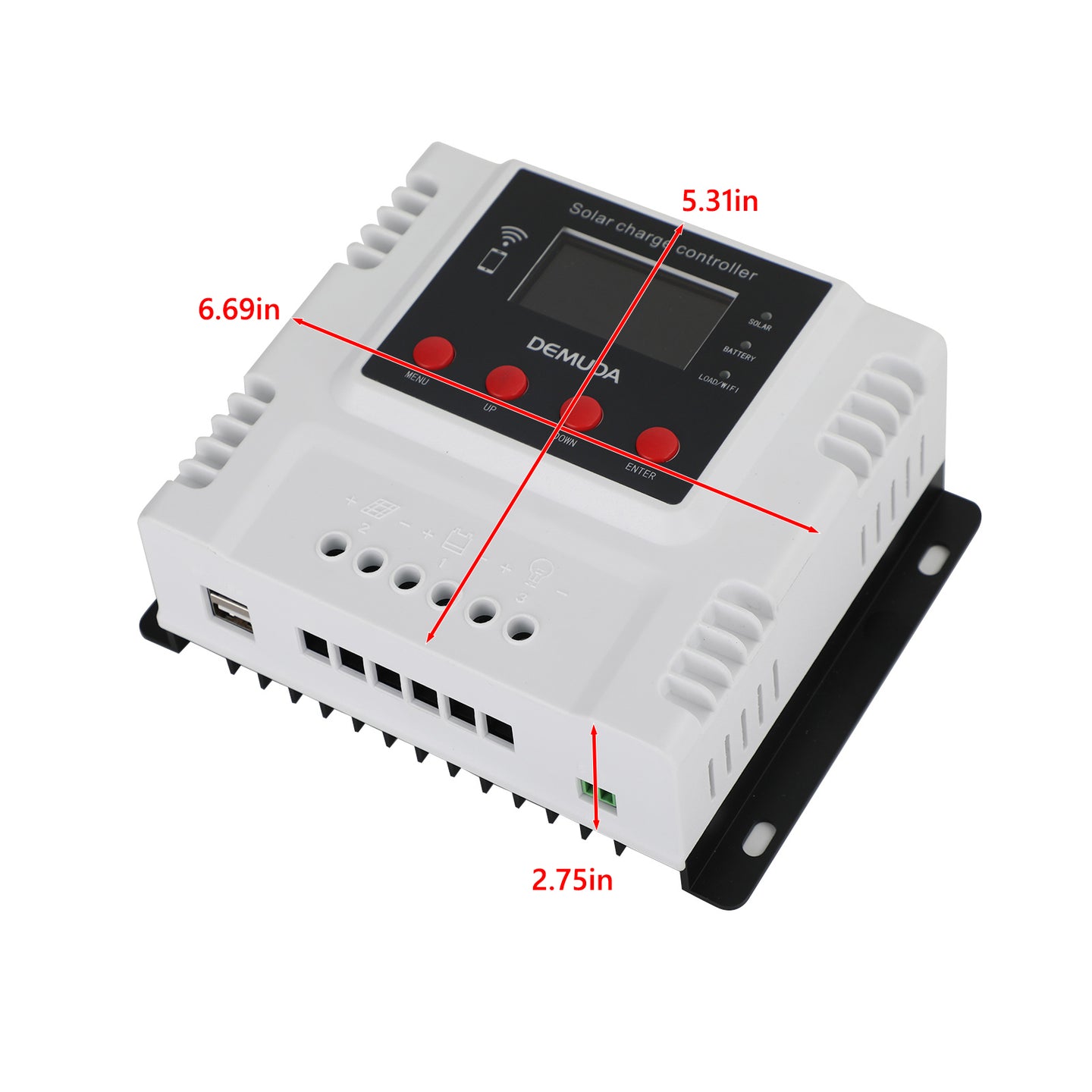 PWM 40A 12V 24V 48V Solar Charge Controller For Lifepo4 Lead Acid Gel Battery