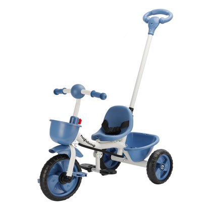 Boys Girls Toddler Trike Kids Tricycle with Push Handle