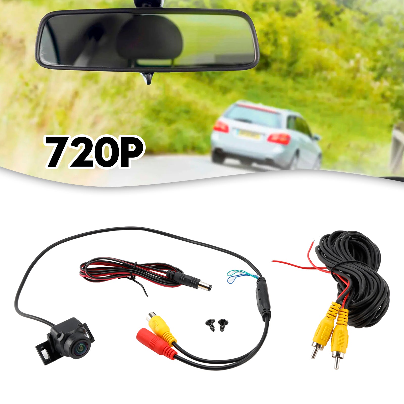 Car Camera AHD720P/CVBS Three-switch Rear View Camera Starlight Night Vision