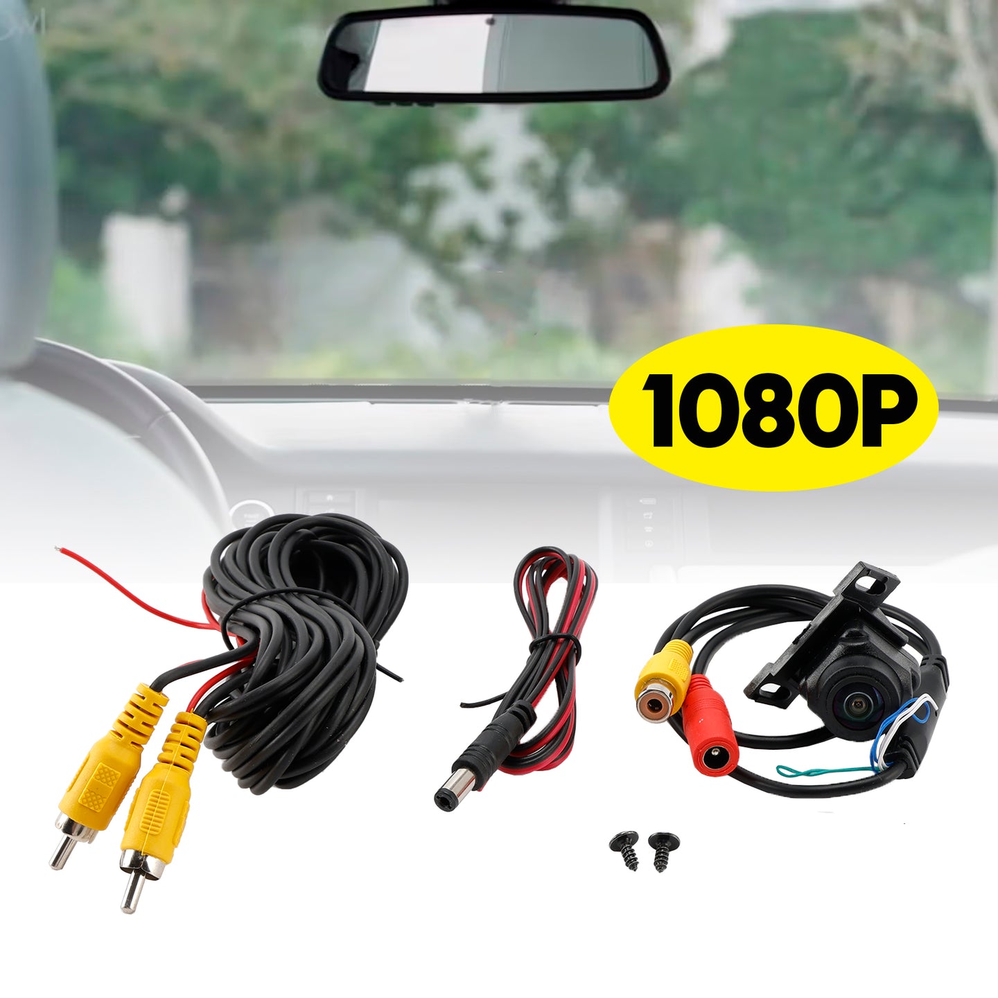 Car Camera AHD1080P/CVBS Three-switch Rear View Camera Starlight Night Vision