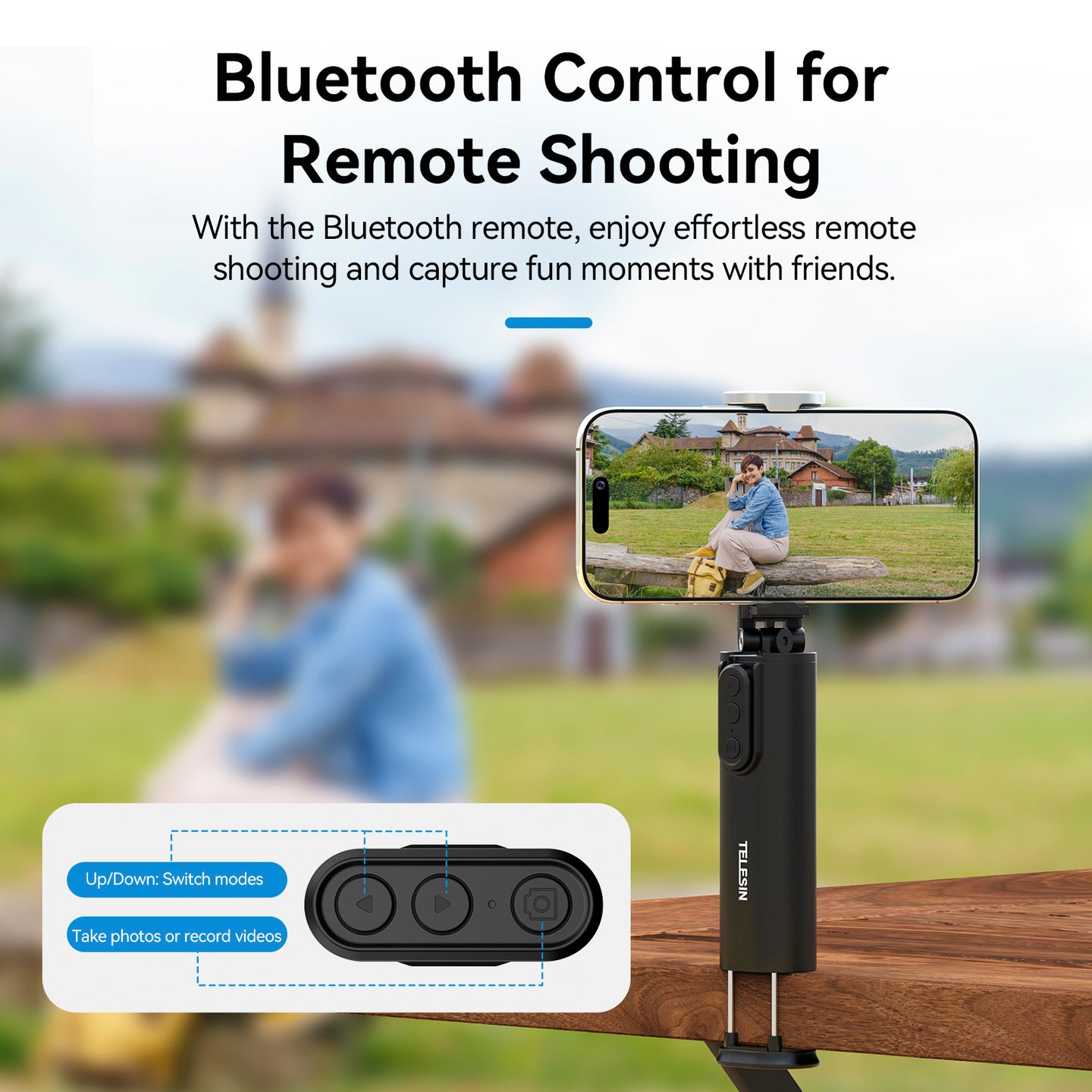 Remote Control Travel Photography Mobile Phone Magnetic Holder Short Video Stand