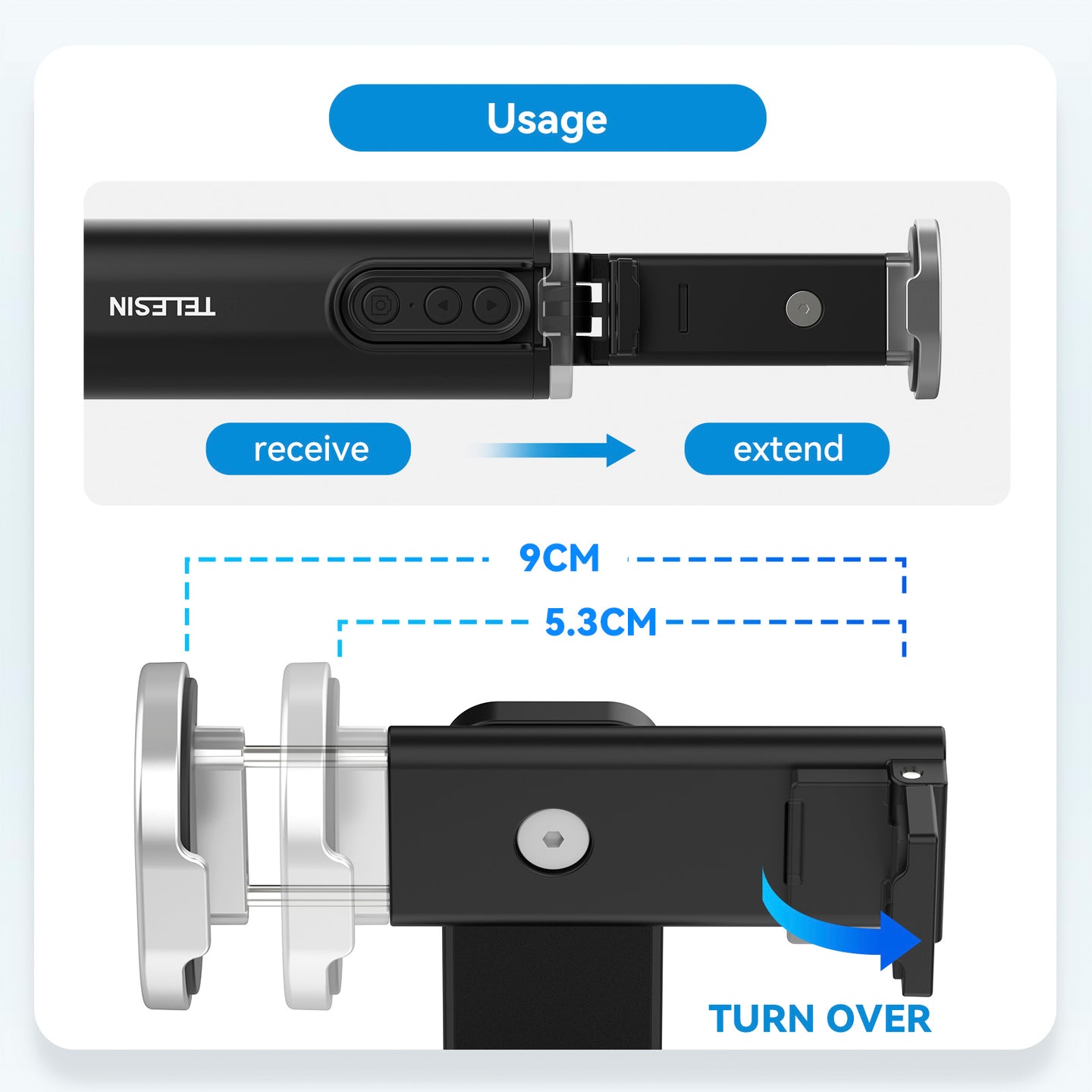 Remote Control Travel Photography Mobile Phone Magnetic Holder Short Video Stand