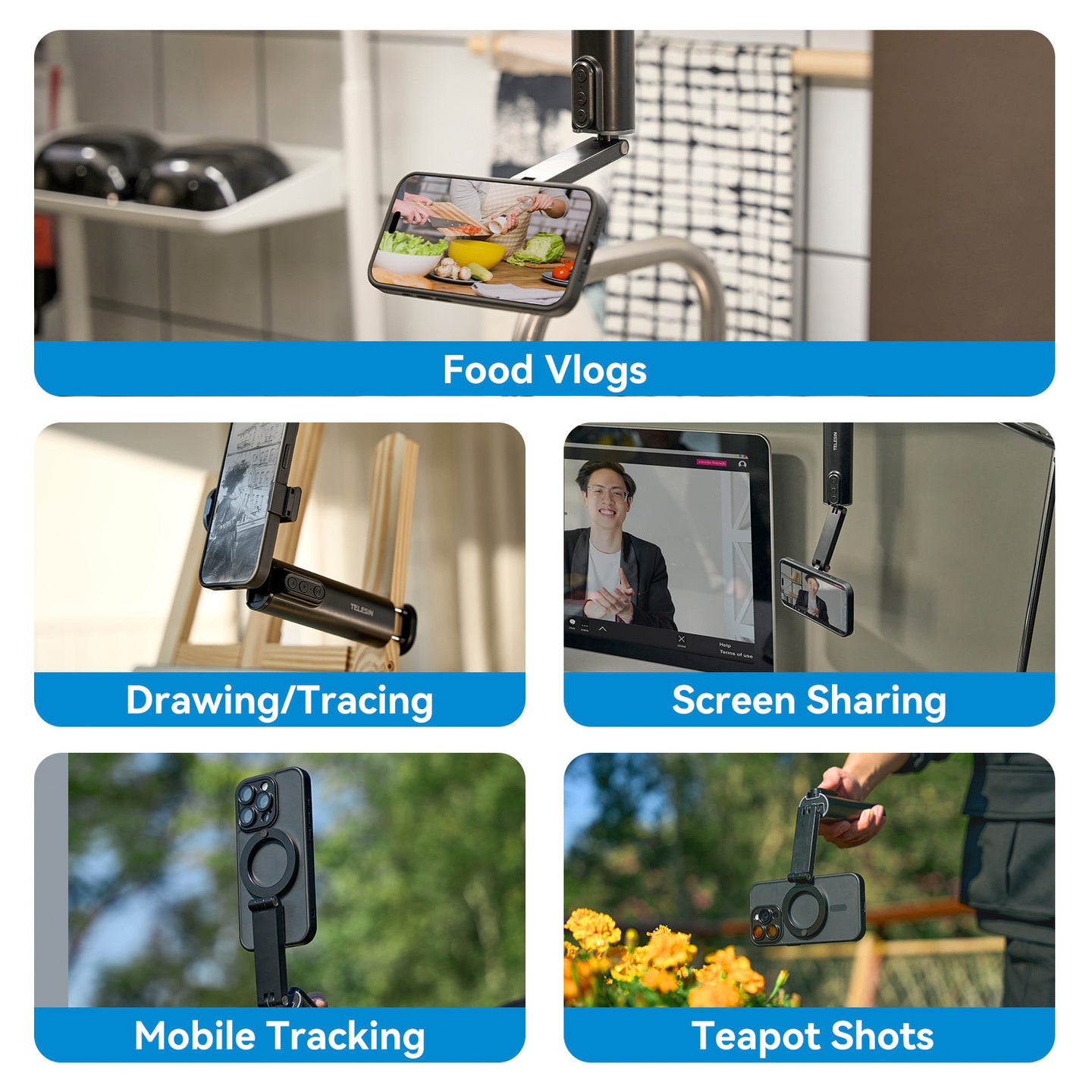 Remote Control Travel Photography Mobile Phone Magnetic Holder Short Video Stand