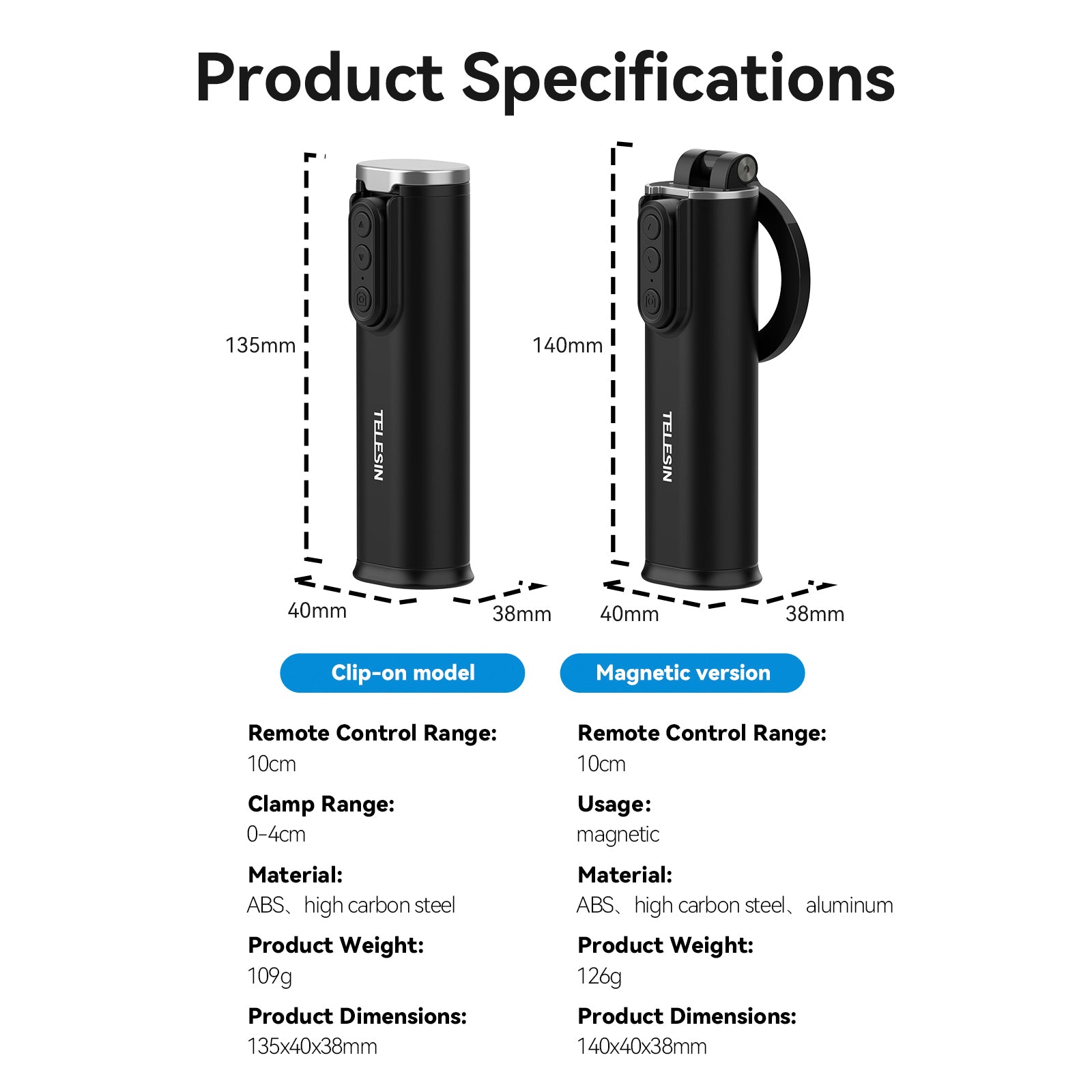 Remote Control Travel Photography Mobile Phone Magnetic Holder Short Video Stand