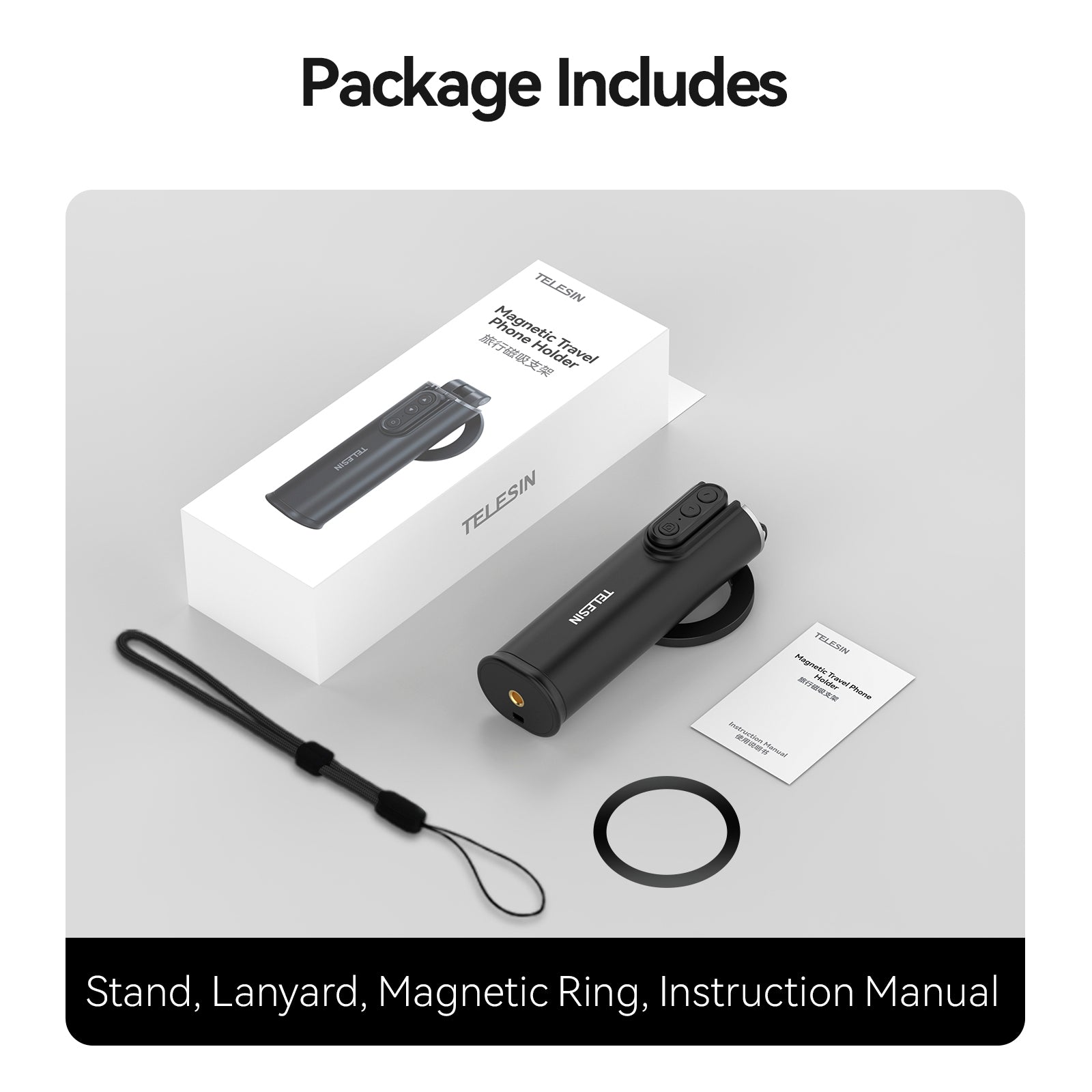 Remote Control Travel Photography Mobile Phone Magnetic Holder Short Video Stand