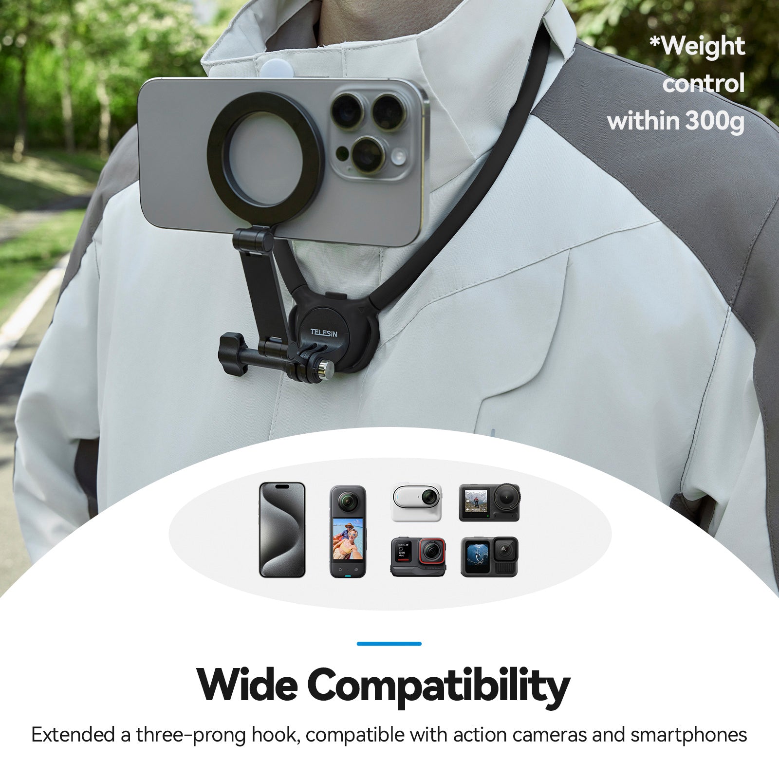 Two in One Magnetic Neck Halter Air Cushion Padding Camera Neck Holder SE2.0