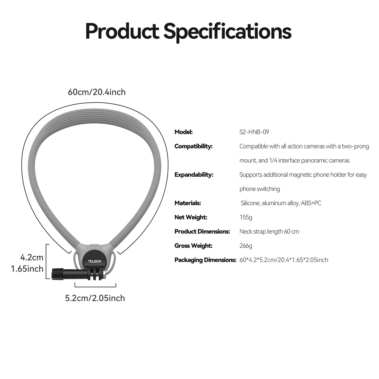 Two in One Magnetic Neck Halter Air Cushion Padding Camera Neck Holder SE2.0