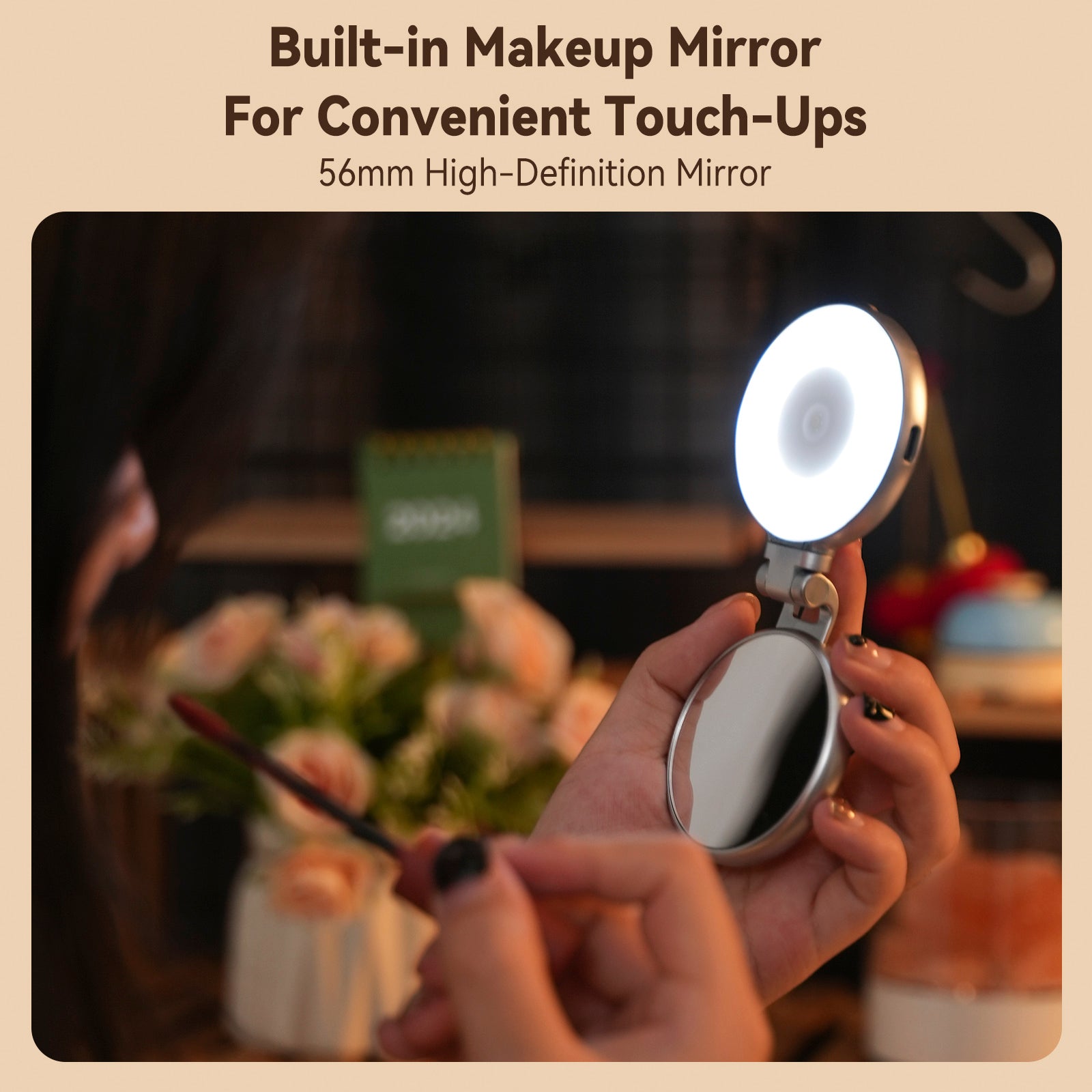 Mini Mobile Phone Magnetic Beauty Fill Light 3 Color Temperature Pocket Light