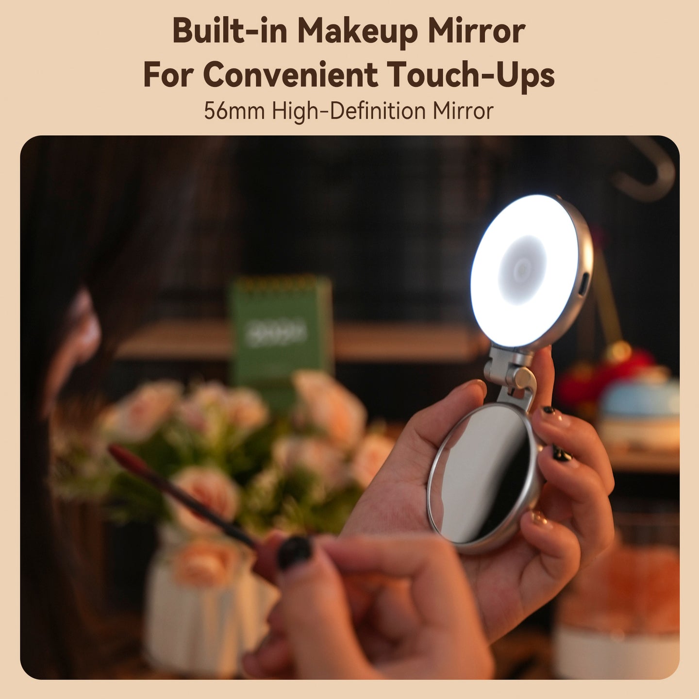 Mini Mobile Phone Magnetic Beauty Fill Light 3 Color Temperature Pocket Light