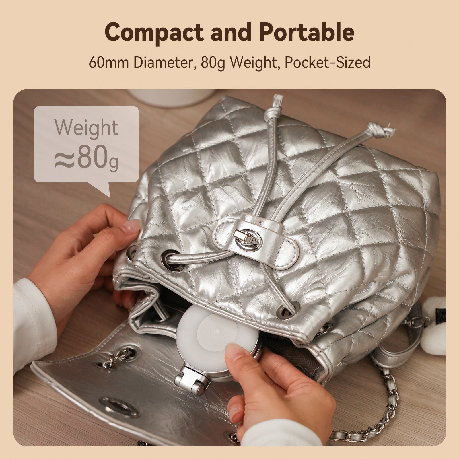 Mini Mobile Phone Magnetic Beauty Fill Light 3 Color Temperature Pocket Light