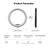 Mobile Video Live Broadcast Bracket Ring Fill Light Three Levels Remote Controll