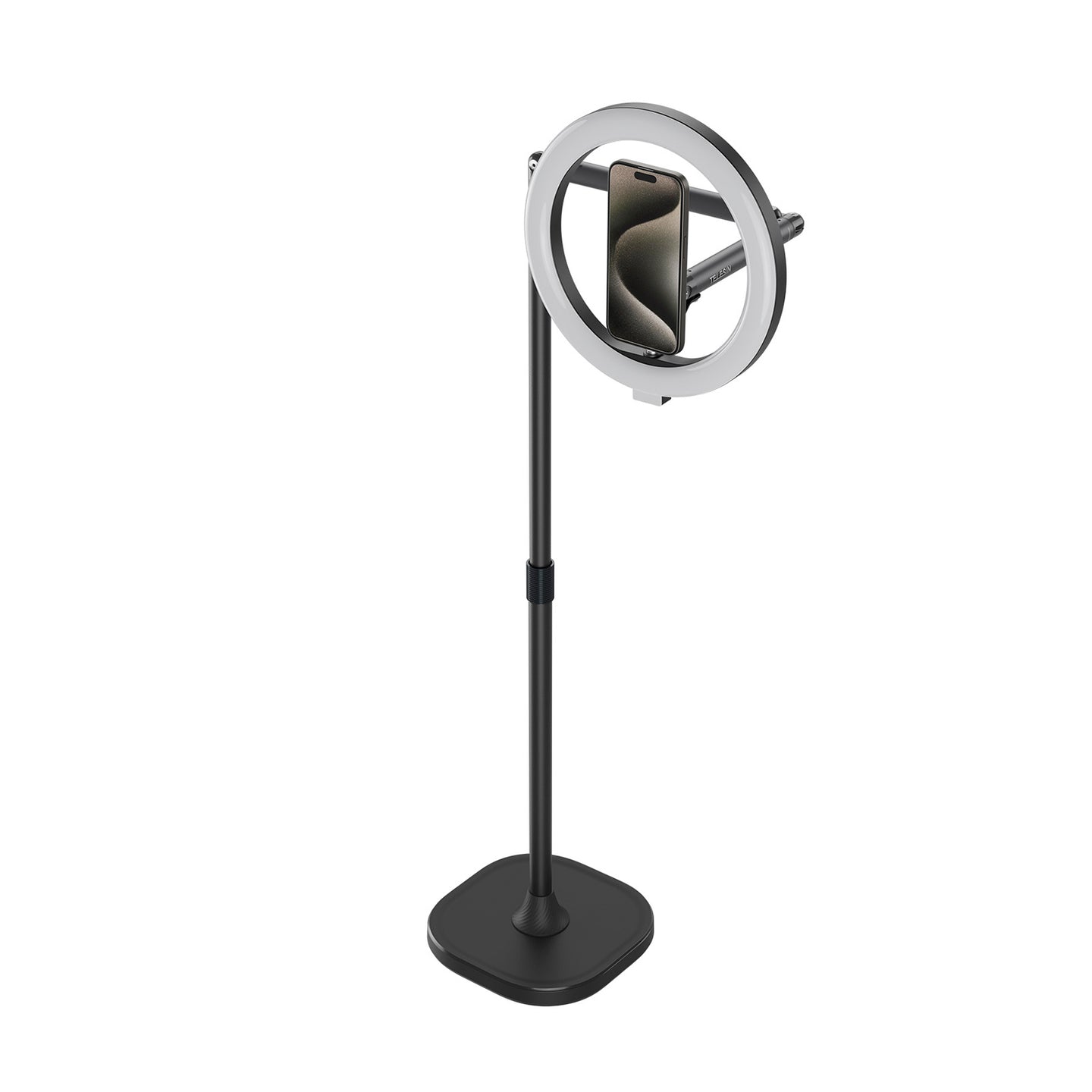 Mobile Video Live Broadcast Bracket Ring Fill Light Three Levels Remote Controll