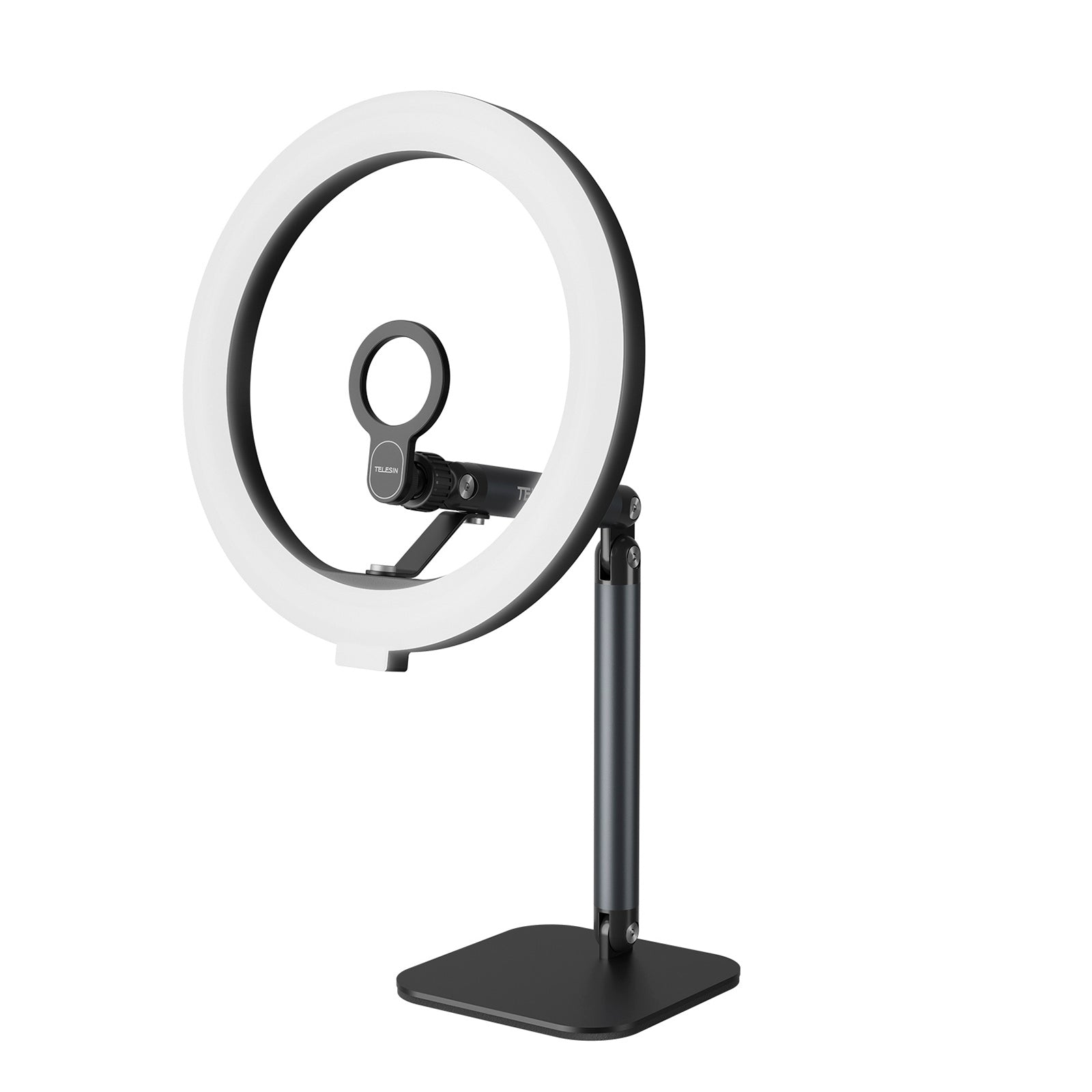 Mobile Video Live Broadcast Bracket Ring Fill Light Three Levels Remote Controll