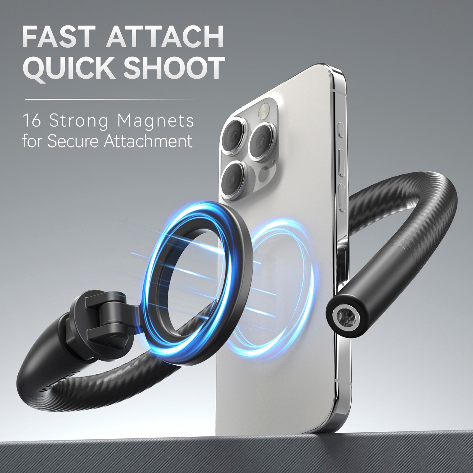 Flexible Magnetic Suction Quick Disassembly Magsafe Mobile Phone Holder Camera