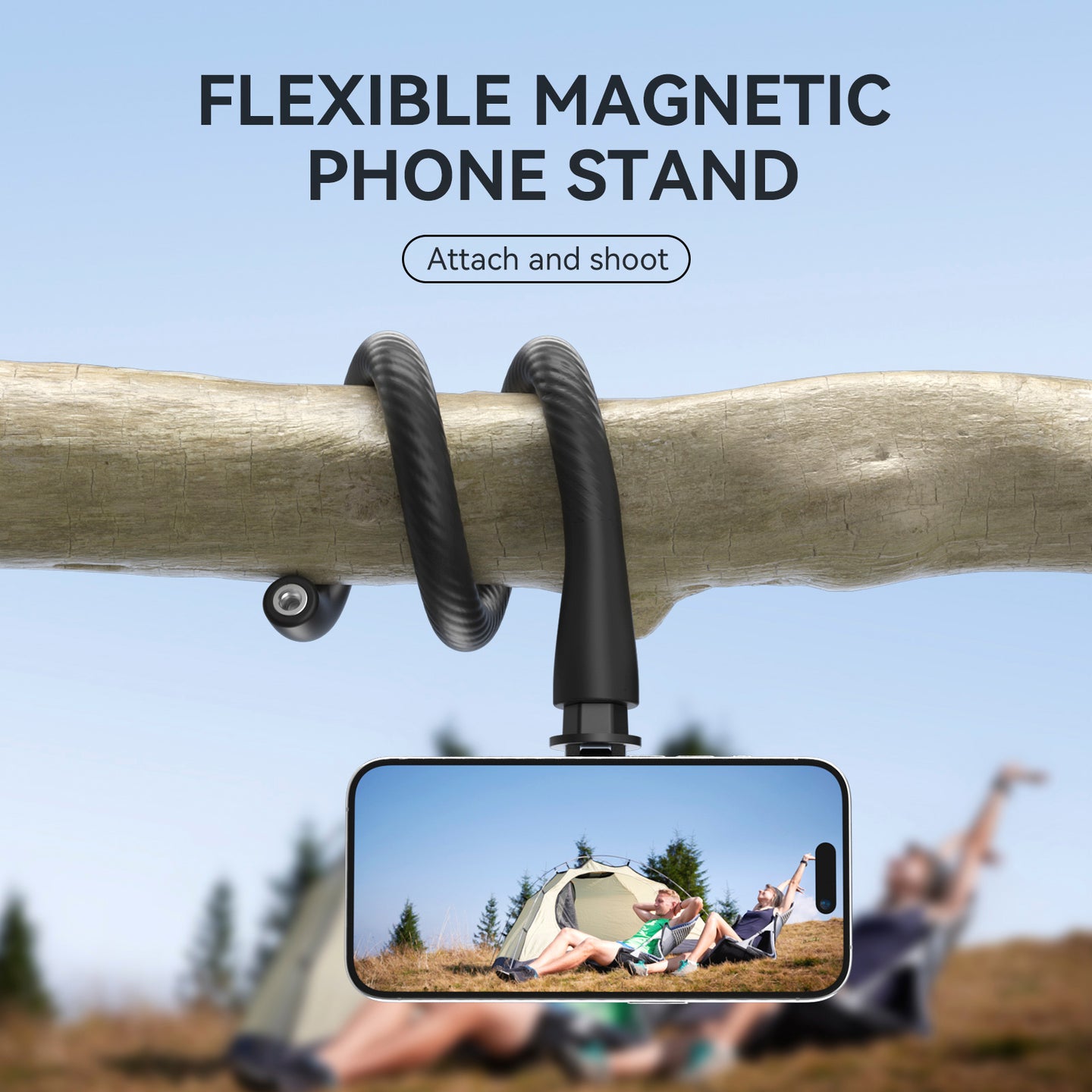 Flexible Magnetic Suction Quick Disassembly Magsafe Mobile Phone Holder Camera