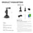 Universal Suction Cup Bracket Super Strong Suction For Dji Gopro13/Insta 360 Go3