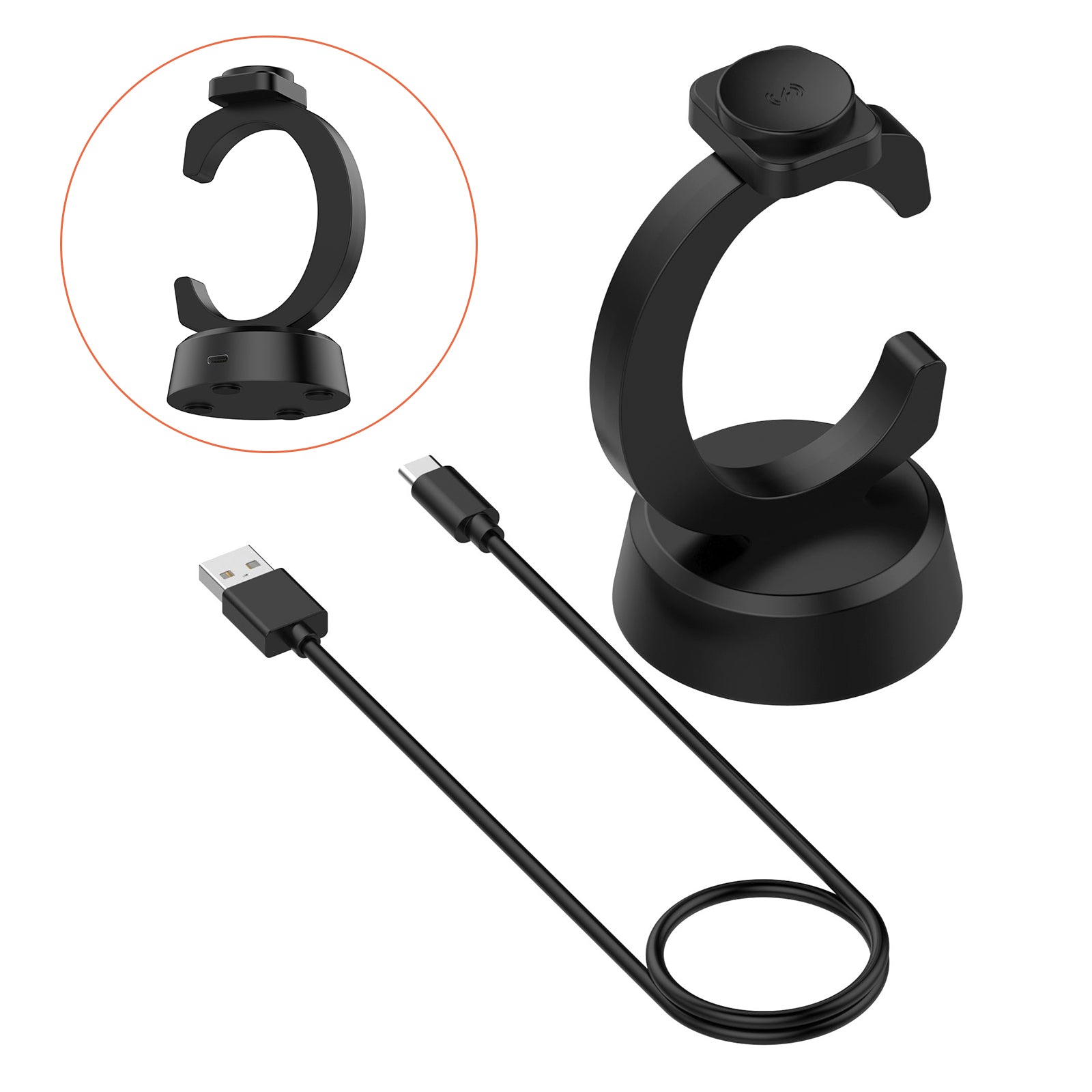 Watch C-Shaped Wireless Charging Dock Stand For Ultra/7/FE/6/6 classic/5/5 pro/4