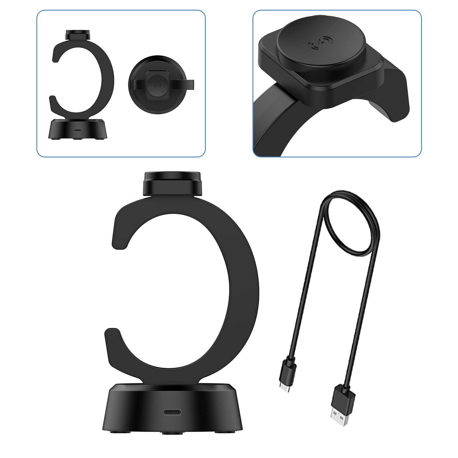 Watch C-Shaped Wireless Charging Dock Stand For Ultra/7/FE/6/6 classic/5/5 pro/4