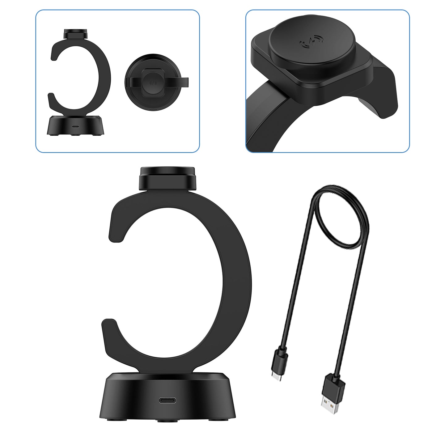 Watch C-Shaped Wireless Charging Dock Stand For Ultra/7/FE/6/6 classic/5/5 pro/4