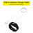 USB-A Charging Cable for Huawei Watch Fit 3, Band 9/8/7, Samsung Galaxy Fit3, Honor Band 7/6 & OPPO Band 2