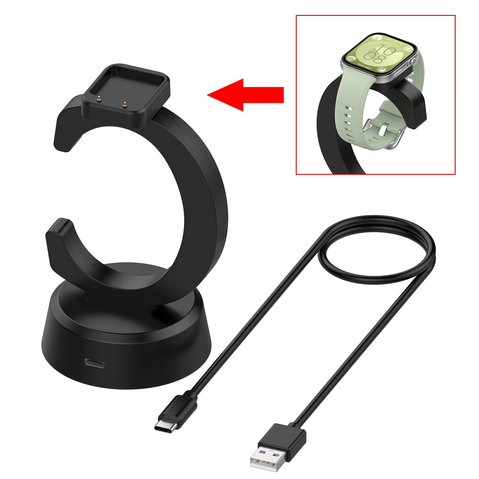 C-Shaped Charger Station Watch Charging Dock Stand For Huawei Fit3/2/SE/mini/new
