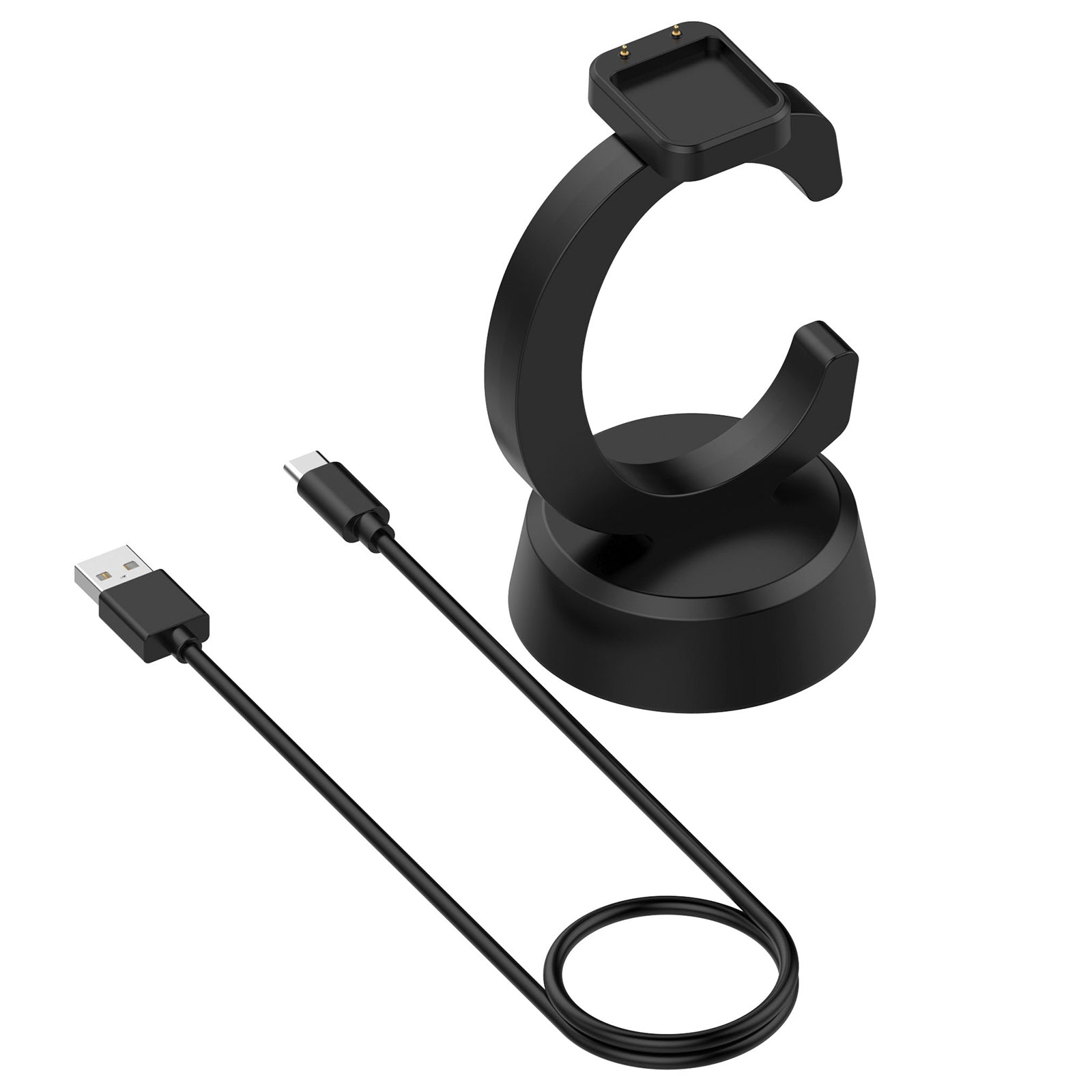C-Shaped Charging Dock for Huawei Watch Fit 3, Band 9/8/7, Samsung Galaxy Fit3 & Honor Band 9/7/6