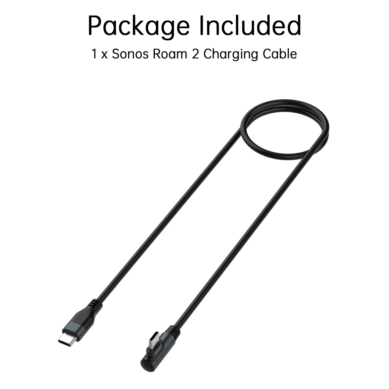 Sonos Roam 2 Speaker Charger Charging Cable High Quality Portable Replacement