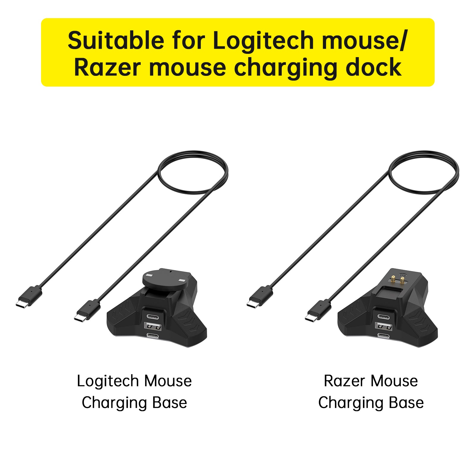 Wireless Mouse Charging Base Dock Charger for Logitech G903 GPW 3/4 Razer V2pro (Copy)