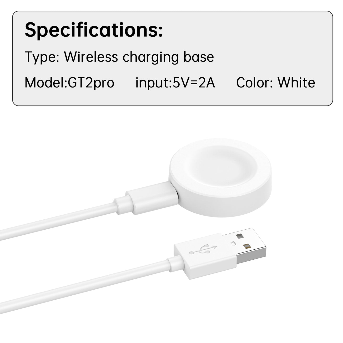 Wireless Charging Watch Charger Cable For Huawei D2/GT5 Pro/GT5/GT4/4/Ultimate