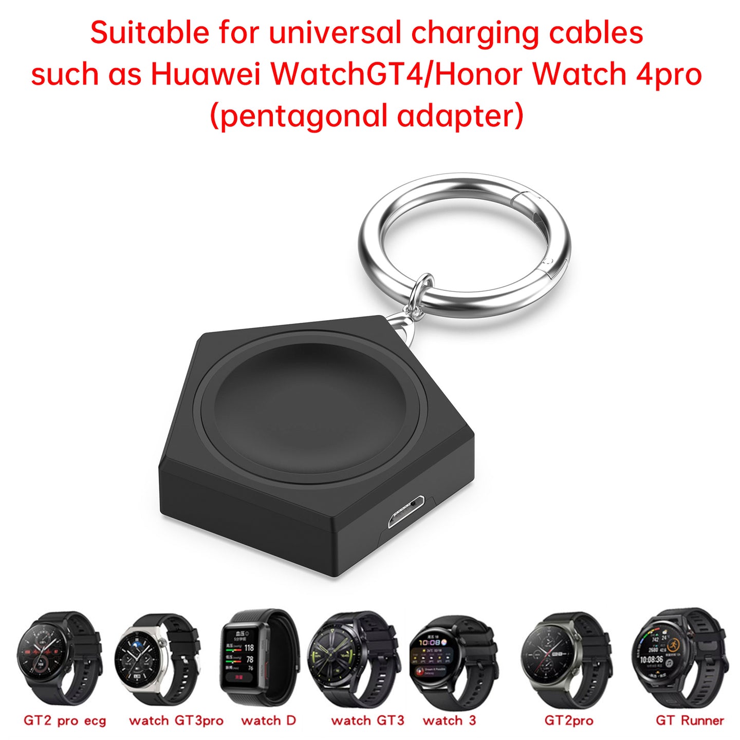 Charging Base Watch Charger Dock Stand For Huawei D2/GT5 Pro/GT5/GT4/4/Ultimate