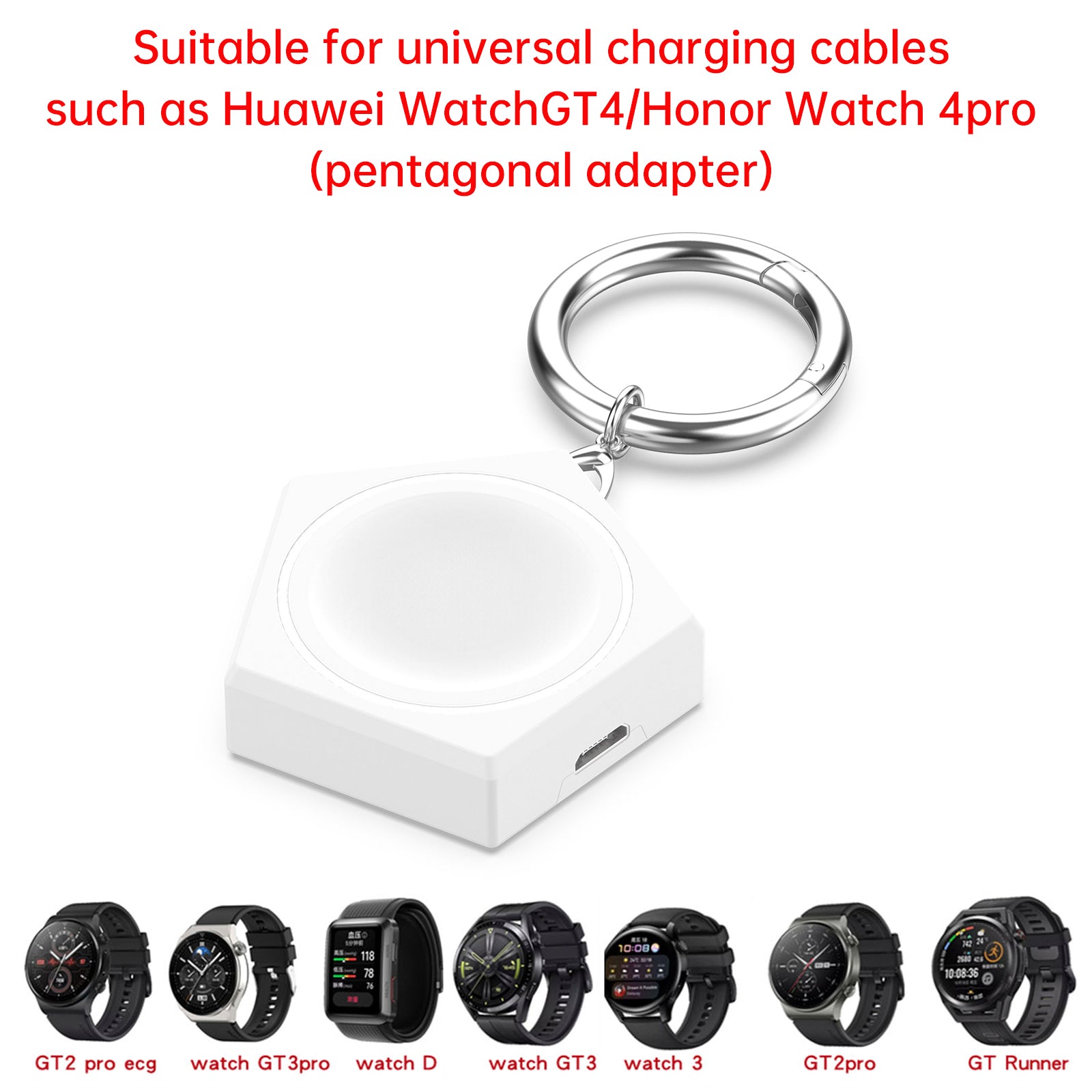 Charging Base Watch Charger Dock Stand For Huawei D2/GT5 Pro/GT5/GT4/4/Ultimate